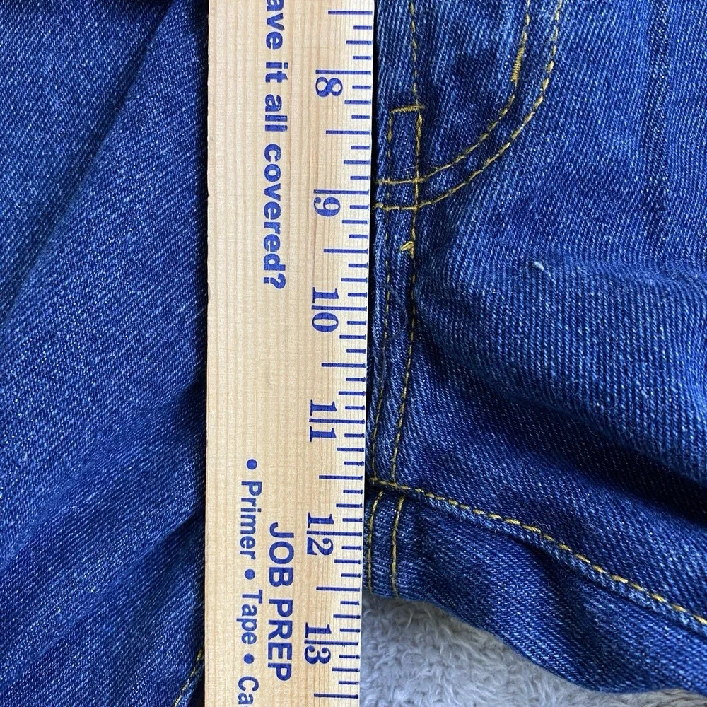Real Ranch Jeans Men 35x32 Blue Denim  100% Cotton Straight Med Wash Workwear
